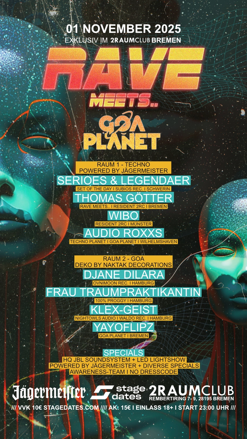 RAVE MEETS-Plakat