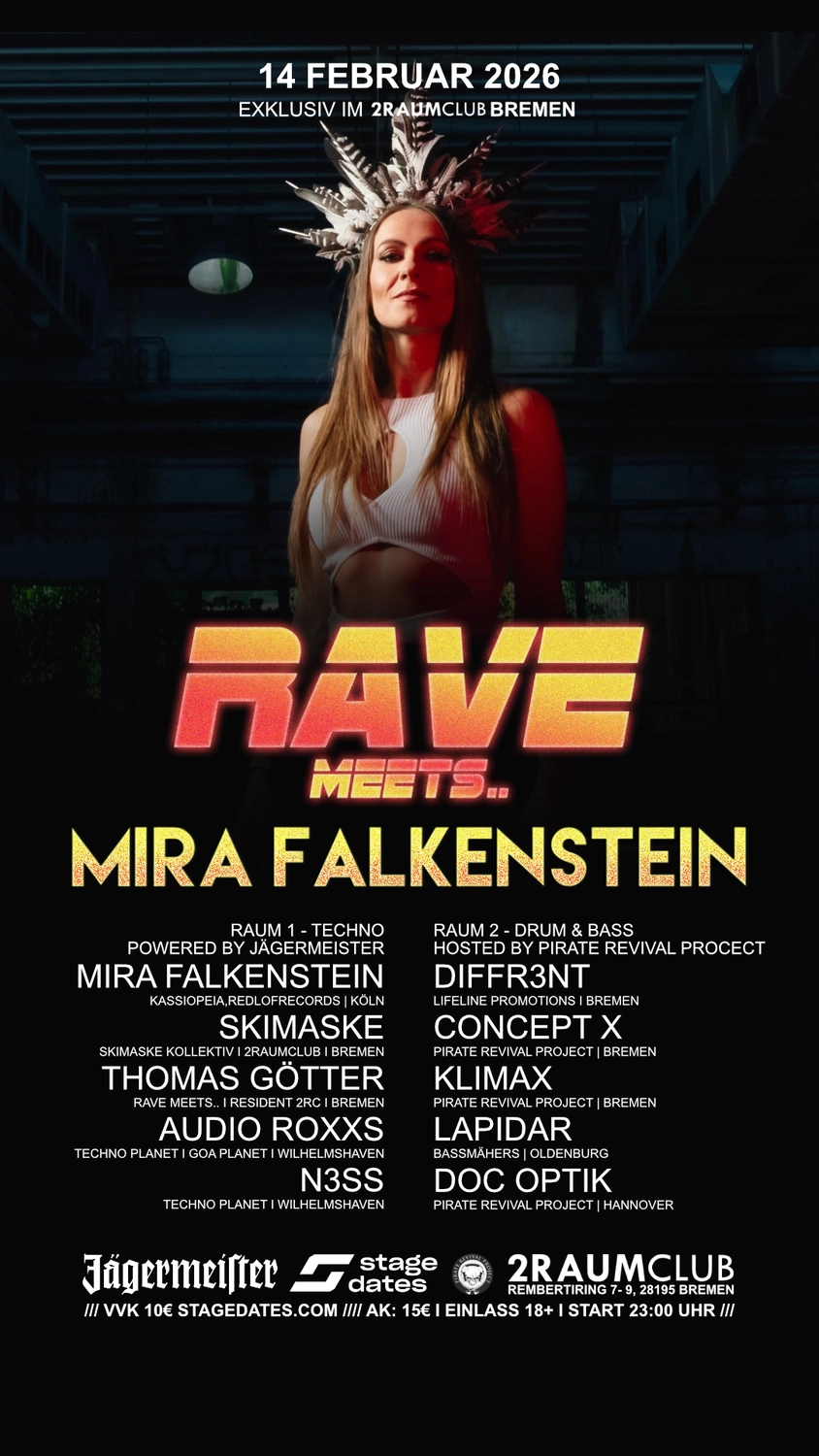 RAVE MEETS-Plakat